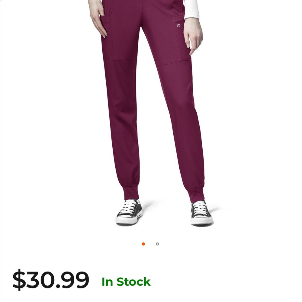 Wonderwink scrubs wine